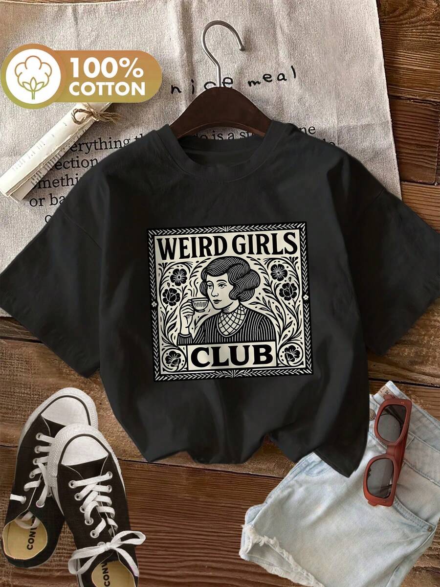 Women T-Shirts - Black - View 1