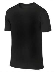Drive In Style Car Themed Classic Cotton T-Shirt For Men Women, Casual Short Sleeve Tee Tops, Lightweight & Soft Everyday Wear Cosplay Costume - 黑色 - 查看 3