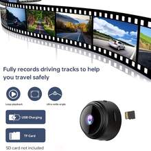 2pcs Mini Wireless Compact Security Camera, 1080P HD Smart Night Vision Camera, Indoor Surveillance Camera For Car/Office, Can Be Used As Dash Cam, Magnetic Clip Design, Real-Time View, Support TF Card Storage (TF Card Not Included), Rotatable Base, Rechargeable Recording, Motion Detection, Cycle Recording, Suitable For Home, Car, Office And Other Scenarios - Black - View 11