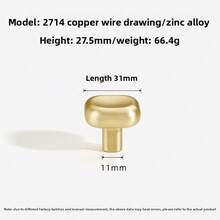 1pc Luxury French Style Zinc Alloy Bright Silver Cabinet/Drawer Pull Handle, Minimalist Design - single hole - View 12