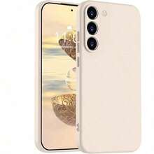适用于 Galaxy A56 A26 A36 A16 A06 A55 A35 A25 A15 A05 A54 A34 A17 A07 A22 A32 A52 A53 A71 的软液态硅胶手机壳，适用于 Galaxy S26 Ultra S25 S24 S23 S22 S21 S20 S10 Plus FE 等机型。 - 古董白 - 查看 1