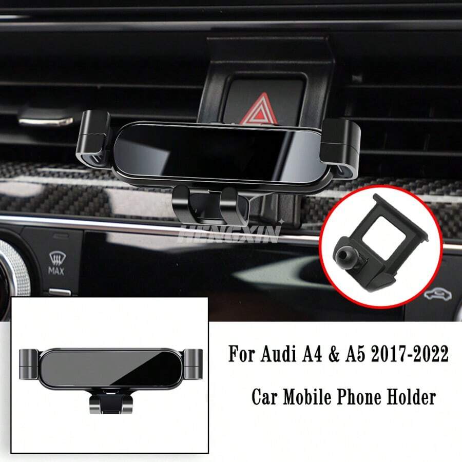 Audi A6, A7, C8, 4A2, 4A5, 4GH, 4GJ (2012-2022) Gravity Navigation Phone Holder, Air Vent Clip Mount, Auto Accessories - Audi - View 1