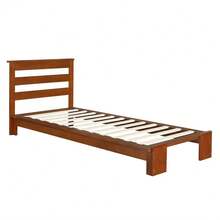 Estruturas de cama - Castanho - Ver 3