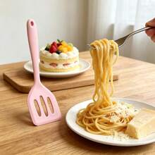 8.27-Inch Mini Silicone Slotted Spatula, Heat Resistant Non-Stick Pancake Egg Frying Cooking Tool, 4 Colors 1/2 Pcs Set - Multicolor - View 8