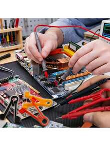 2个万用表探针夹持器测试仪探针夹紧工具电气测试电源维护配件DIY必备 - 查看 6