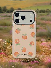 [24h Shipping From DE/FR/ES] [24-Hour Local Shipping] 2-In-1, Watercolor Peach Pattern Phone Case, Cute Fruit Pattern Shockproof Protective Case, Perfect Birthday/Holiday Gift For Her, Compatible With IPhone 17-11 Plus Pro Max/17Air/16e, Galaxy S21-S26 Ultra/Edge/Fe/Plus - 1 Image - View 6