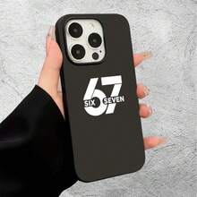 Hình vẽ hoạt hình số "67" với mắt, tay chân, găng tay và giày, kết hợp với dòng chữ "Six Seven", phù hợp với ốp lưng điện thoại 17, 16, 15, 14, 13, 12, 11, Plus, Pro Max, cầm nắm thoải mái, thiết kế tối giản, bền bỉ cho cả nam và nữ, kiểu dáng thời trang, (Thích hợp cho kỷ niệm, Ngày Valentine, Trăng non, Eid Al-Fitr, món quà tuyệt vời nhất dành cho chính bạn) - Nhiều màu - Xem 2