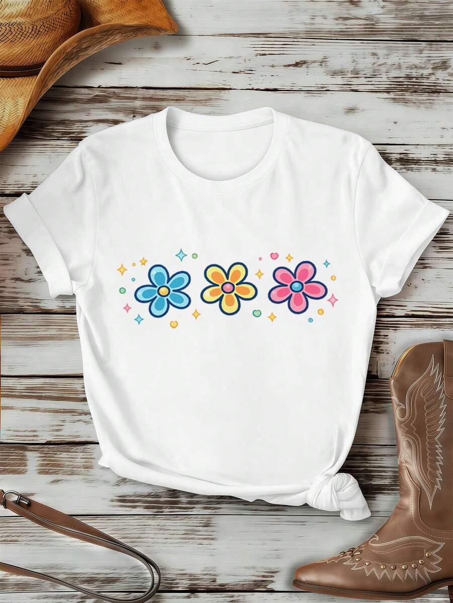 Women T-Shirts - White - View 1