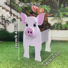 Desktop Pet Planter Stand, Pet, Dog, Flower Pot, Potted Plant, Home Decor, Yard Decor, Best Gift Choice, Corgi, Chihuahua, Mother's Day Gift, Gardening Gift - A - View 8