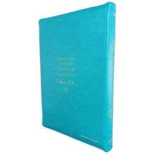 Biblia NTV Edición de referencia turquesa letra grande con zipper con índice - Libro único - Ver 2