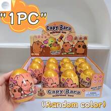 Cute Capybara Surprise Egg Pendant Party Gift Box With 11 Surprises Golden Eggs Decorative Card Birthday Family Gathering Travel Prizes Perfect Gift For Women Back To School Season Stress Relief Fun Playful OUR5 - 1 Piece (random Color) - View 11