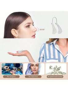Adjustable Nose Clip - Transparent Nose Clip - Reusable, Odorless, Battery-Free, Multi-Scenario Use, Beautifying And Comfortable - Multicolor - View 10