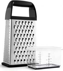 Grater Stainless Steel Graters For Kitchen Cheese Shredder Shredder Kitchen Gadgets Kitchen Tools Kitchen Gifts For Chef Dishwasher  Zester - Black - View 8