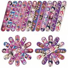 DOBBLE 12pcs/Pack Multifunctional Halloween Theme Party Snap Bracelets, Economical & Essential Party Favors - Multicolor - View 3