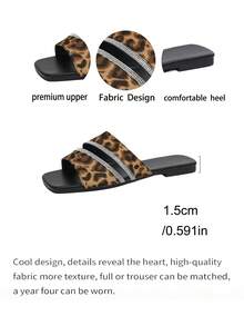 Europäischer und amerikanischer Stil Große Größen Damen bequeme einfache Träger große Blume Quadratische Zehenkappe Flache Slide Sandalen, Lässige Mode Outdoor Strand Sommer Schuhe - Verschiedenfarbig - Übersicht 8
