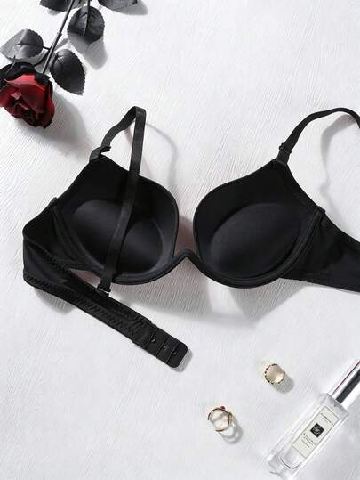Women's Padded Push-Up Bra - Seamless T-Shirt Bra Suitable For Small Bust, Sexy Yet Supportive (For Flat Chest, Small Bust)