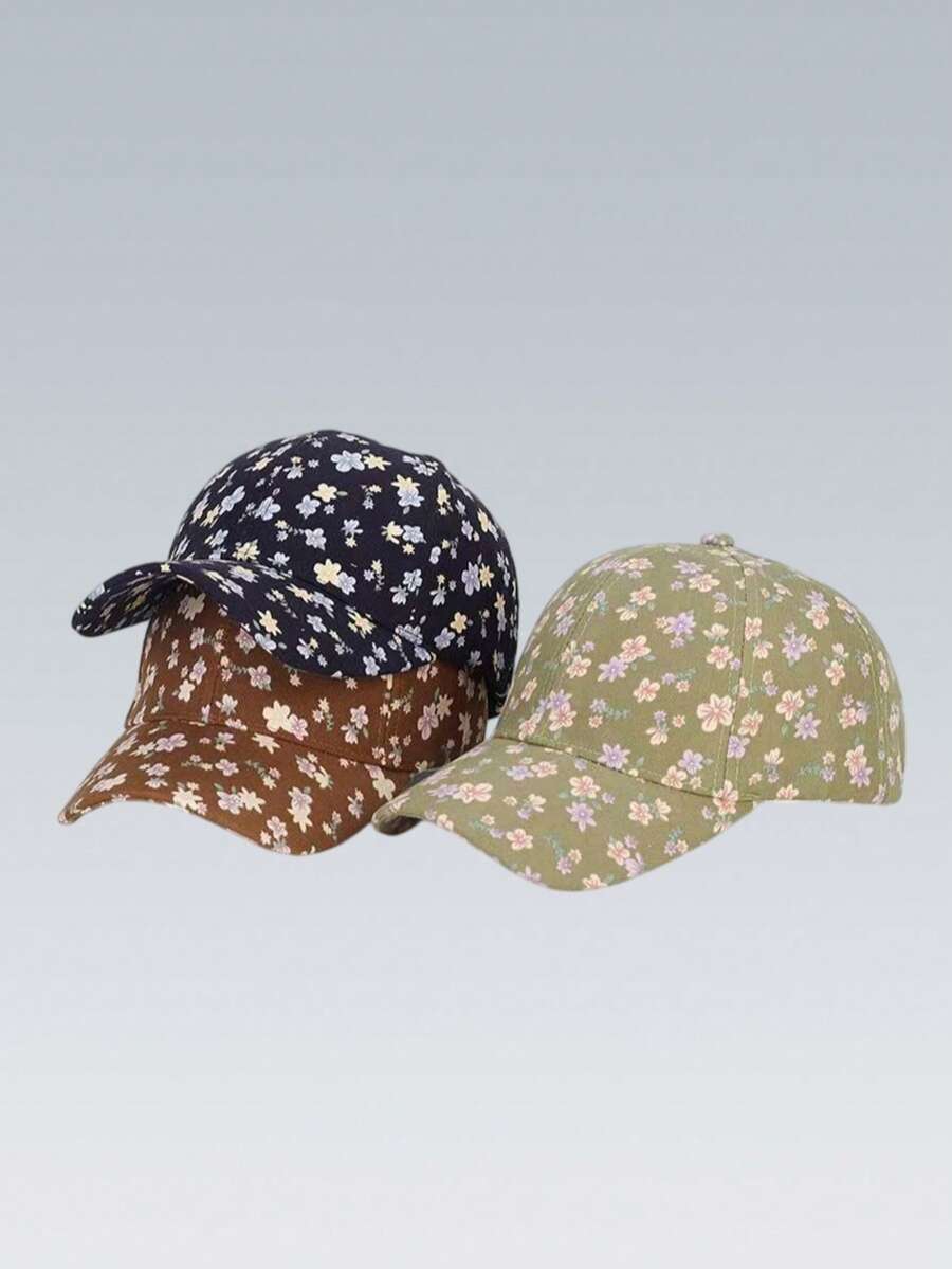 1pc Fashionable Unisex Baseball Cap, INS Style, Couple Printed Street Casual Hat, Outdoor Sports Cap For Women, Spring/Summer