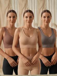 SENSUAL LINGERIE INTIMATE BOUTIQUE Set Of 2 Tank Tops, Fitness Top Style, Thick Ribbed Material With Reinforced Closure - 2-piece Kit (2 Units Included) - View 3