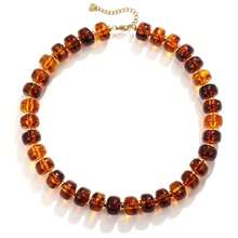 1 chiếc vòng cổ bản to phong cách Bohemian, hạt nhựa nhiều màu sắc và dây chuyền thép không gỉ, phụ kiện vòng cổ mùa hè kiểu Y2K cho các bữa tiệc bãi biển, quà tặng trang sức cho phụ nữ. - Bohemia - Xem 8