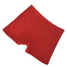 Pantalones cortos de  para mujer, tipo bóxer, sin costuras, ropa interior femenina, bragas, pantalones cortos protectores en negro y beige - Rojo - Ver 1