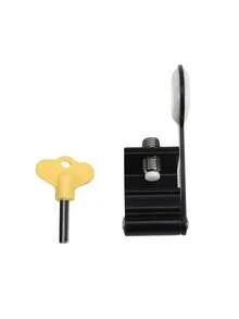 全新免打孔内窗限位锁止器位置止动器平开窗防风支撑黑色窗户把手锁儿童安全保护 - 多色 - 查看 12