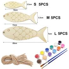 8pcs Unfinished Mermaid Mirror DIY Kit, Includes Tassel Wooden Hand Mirror, DIY Craft, Comes With 12 Colored Pens, 2 Sheets Of Random Colored Gem Stickers, 8 Tassels In Random Colors, Suitable For Mermaid Themed Party, Birthday Gift, Holiday Decoration - 8 Mirrors + 12 Pens + 8 Tassels + 2 Rhinestone Stickers - View 12