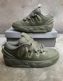 PUMA LaFrance 3x Black Baltic Sea Blue Men's 312979-01 | Modern Street Style, Comfortable All-Day - 軍綠色 - 查看 3