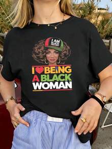 Women T-Shirts - Black - View 1