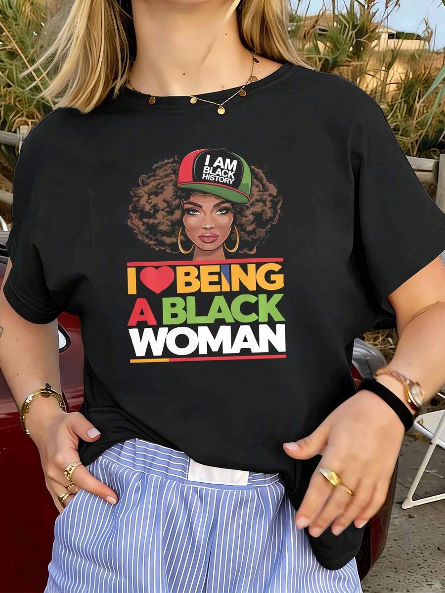 Women T-Shirts - Black - View 1