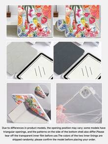 椰子、椰子树、芙蓉花、芙蓉花，适用于 iPad Air 8 (M4) 2026 (11 英寸)、Air 8 (M4) 2026 (13 英寸)、(A16) 第 11 代 11 英寸 2025、Apple Air 11 (2025)、第 10 代 10.9 英寸 2022 的保护壳，带笔槽、三折支架、自动唤醒/睡眠功能，是返校、情人节、节日的可爱礼物。 - 彩色 - 查看 7