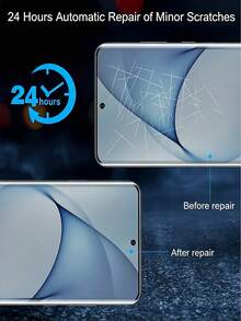 Android Phone Film Phone Screen Protector 2pcs Ultra Soft Non-Damaging Screen Protector, Rounded Edges, High-Grade Hydrogel Film, Physical Structure Enhances Scratch & Abrasion Resistance, Daily Use Friction & Impact Won't Easily Damage Film. High-Clarity High-Transparency Optical Base Material, Excellent Light Transmittance, Clear & Distortion-Free Screen Display, Smooth & Comfortable Touch Feel, Fast & Precise Touch Response. - Clear - View 3
