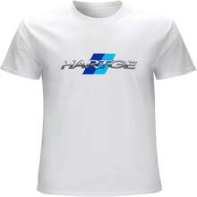 Hartge - Camiseta para hombre con logotipo de carreras - Blanco - Ver 2