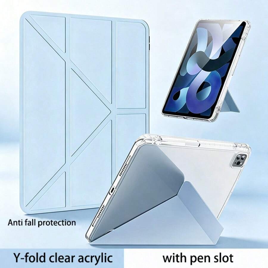 Tương thích với ốp bảo vệ máy tính bảng MatePad 11.5S, có khe cắm bút, mặt lưng acrylic trong suốt cao cấp, có thể tùy chỉnh, chức năng ngủ/thức thông minh, chân đế gập đa năng hình chữ Y, tương thích với ốp bảo vệ máy tính bảng MatePad 11.5/MatePad SE 11 inch, ốp MatePad, ốp bảo vệ máy tính bảng Pad 2 11"/ Pad SE 11 inch, ốp A16, tương thích với ốp bảo vệ máy tính bảng iPad thế hệ thứ 11, tương thích với ốp bảo vệ iPad Air thế hệ thứ 11, tương thích với ốp bảo vệ máy tính bảng iPad thế hệ thứ 9 10.2", thế hệ thứ 8 10.2", thế hệ thứ 10.