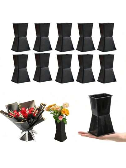 1/5pcs Floral Arranging Holder - Quick Foam Fixator, Packaging Material, Fast Connect Floral Holder - Heavy Duty Flower Stand With Stable Base, Suitable For Wedding, Valentine's Day, Graduation Ceremony And Other Celebration Centerpiece Decor - Can Be Used With Floral, Bouquets, Party Decorations - Applicable For Home, Events And Professional Floral Design