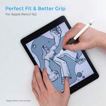 Ergonomics Grip Holder Compatible With Apple Pencil 1st Gen Accessory Slim Silicone Protective Sleeve Cover Holder Compatible With Apple Pencil - Multicolor - View 5
