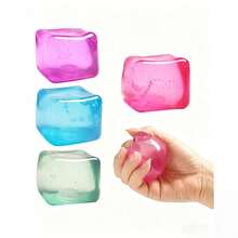 Schylling Cube - 舒缓压力、趣味十足的感官玩具，方形慢回弹软萌玩具，生日礼物 - 圣诞礼物，完美礼物 - 慢回弹软萌玩具 - 趣味解压玩具 - 彩色 - 查看 2