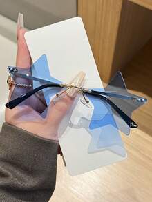 1 chiếc kính thời trang không gọng Dopamine Star, kiểu dáng độc đáo, cá tính, phù hợp cho các buổi hòa nhạc, lễ hội, tiệc sinh nhật, dễ dàng thu hút mọi ánh nhìn, tạo nên những bộ trang phục độc đáo. - Nhiều màu - Xem 10