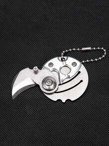 1pc Men's Outdoor Mini Folding Knife Keychain, Multi-Functional Portable Pocket Knife For Camping, Hunting, Backpack Decoration, Car Key Chain, DIY Accessory, Boyfriend Birthday Gift - Multicolor - View 15
