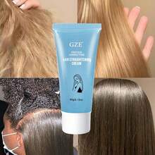 Kem duỗi tóc GZE Keratin & Collagen, phù hợp cho tóc xoăn và tóc xơ rối, phục hồi và làm mượt tóc. - 60g - Xem 3