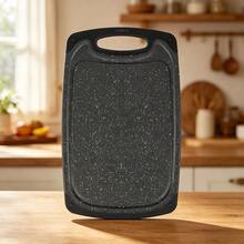 1pc Thick & Durable Plastic Cutting Board, Minimalist Solid Dark Gray Square Double-Sided Non-Slip Design, Machine Washable, Suitable For Daily Cooking, Holiday Gatherings, And Kitchen Prep - Black - View 8