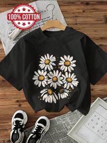 Women T-Shirts - Black - View 1