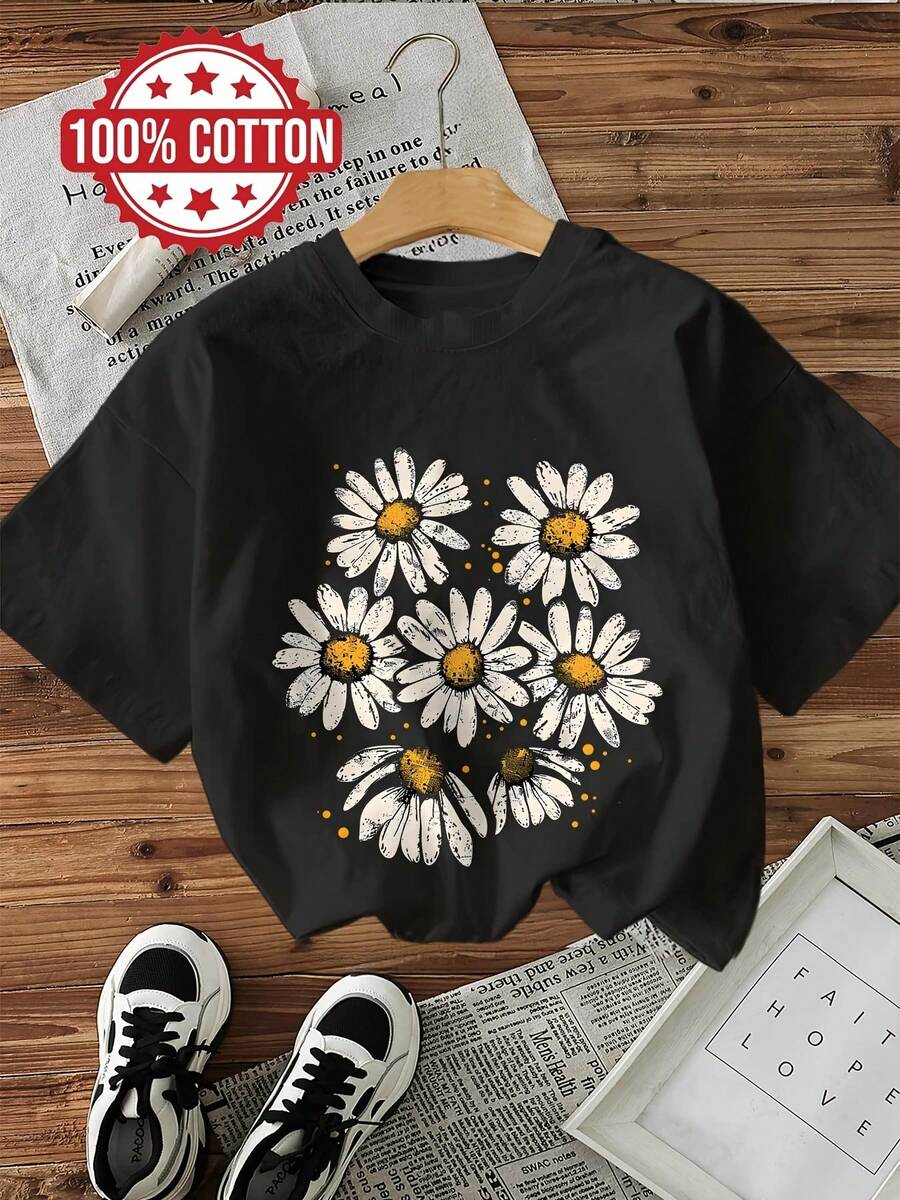 Women T-Shirts - Black - View 1