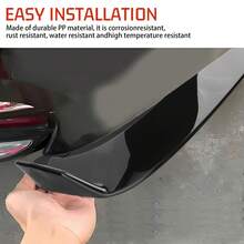 4PCS Universal Car Front Bumper Lip Body Kit Splitter Spoiler Diffuser Protector - A - View 5