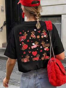 Women T-Shirts - Black - View 9
