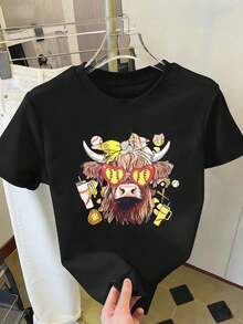 Women T-Shirts - Black - View 2