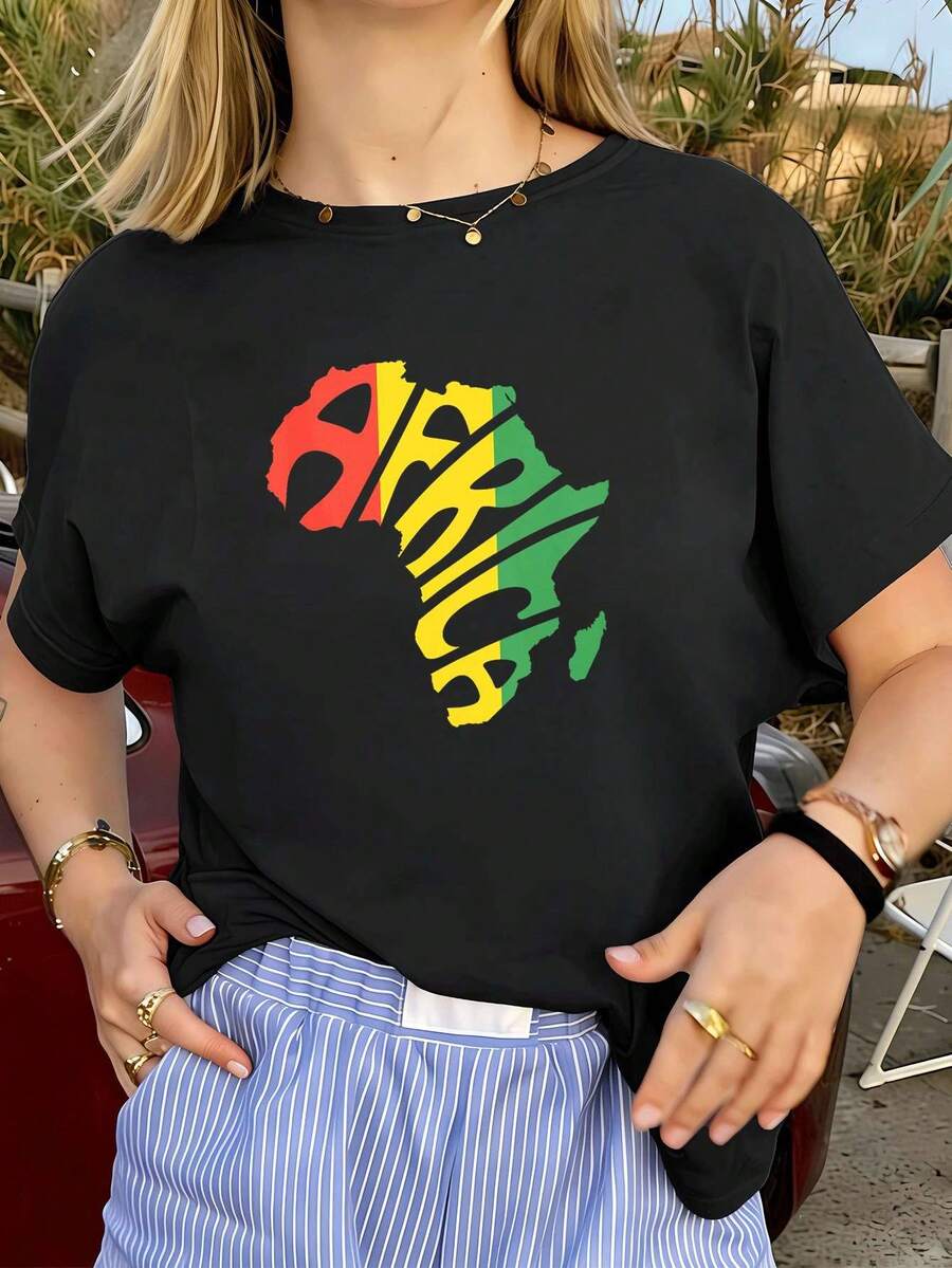 Women T-Shirts - Black - View 1
