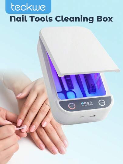 Teckwe Máy tiệt trùng dụng cụ làm móng để chăm sóc móng