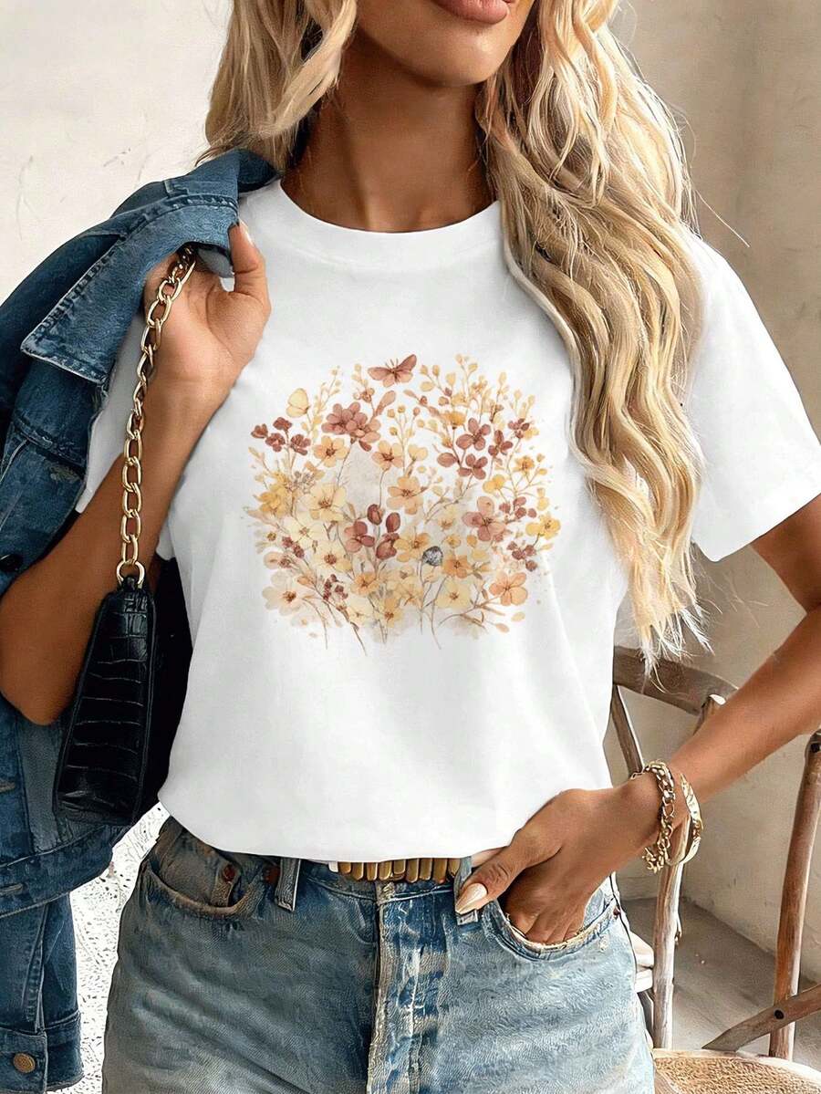 Women T-Shirts - White - View 1