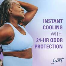 Secret Cooling Aluminum Free Whole Body Deodorant Mist For Women, 24hr Odor Protection, Instant Cooling Relief, Soothes & Revitalizes Skin, PH Balanced Formula, Relaxing Lavender Scent, 5.2 Fl Oz - 舒緩薰衣草 - 查看 3