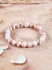 Vòng tay nữ thời trang đính hạt đá Jasper đỏ, biểu tượng của sự ổn định, sức mạnh, bảo vệ và hiện thực hóa ước mơ, trang sức tâm linh phong cách Boho. - Nhiều màu - Xem 3